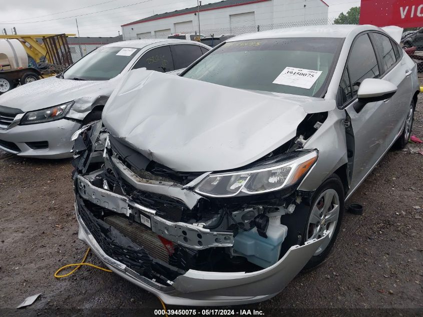 2017 Chevrolet Cruze Ls Auto VIN: 1G1BC5SM7H7134402 Lot: 39450075