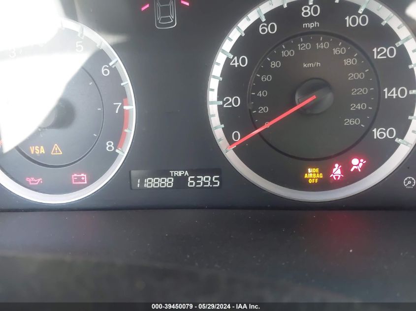 2010 Honda Accord 2.4 Lx-P VIN: 1HGCP2E43AA027724 Lot: 39450079