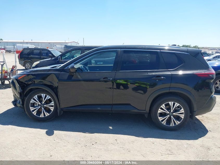 2022 Nissan Rogue Sv Intelligent Awd VIN: JN8BT3BB2NW337195 Lot: 39450084