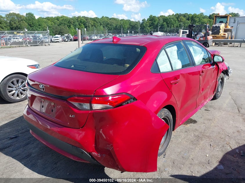 VIN JTDEPRAE8LJ098189 2020 TOYOTA COROLLA LE