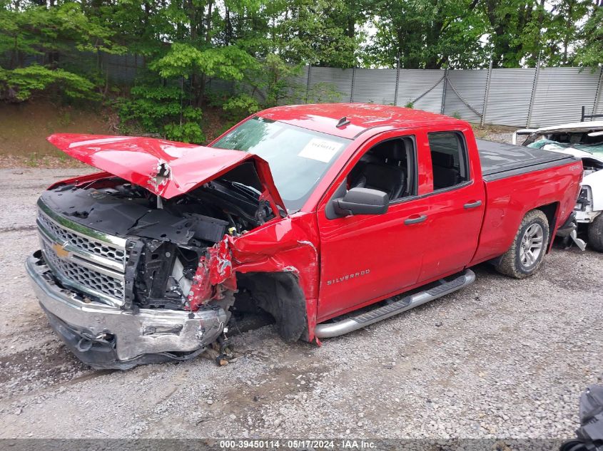 2014 Chevrolet Silverado 1500 1Lt VIN: 1GCVKREC0EZ207675 Lot: 39450114