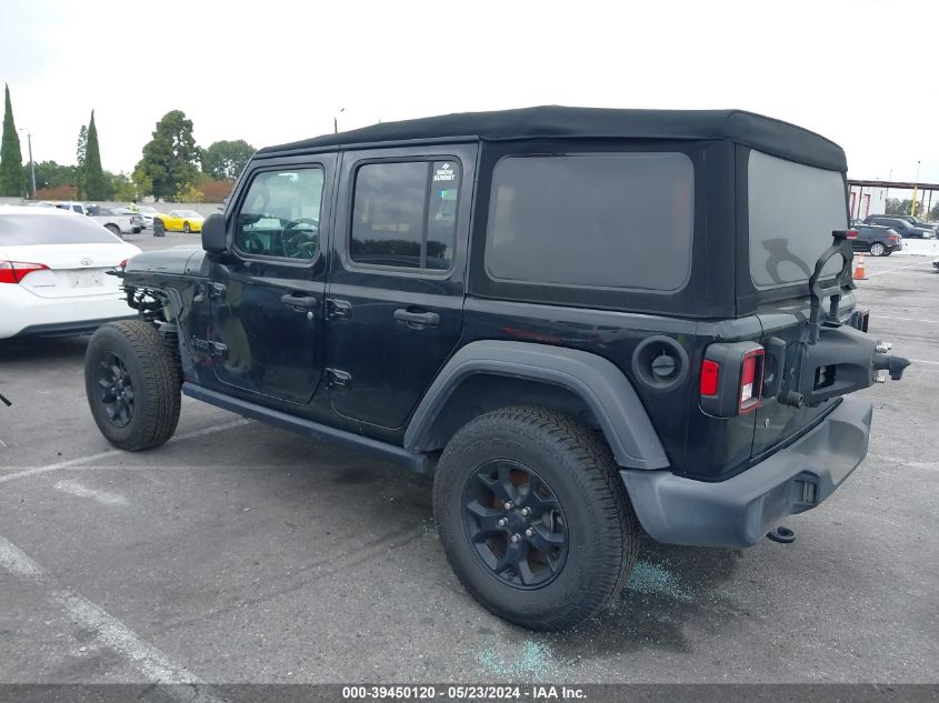2020 Jeep Wrangler Unlimited Willys 4X4 VIN: 1C4HJXDN0LW237183 Lot: 39450120