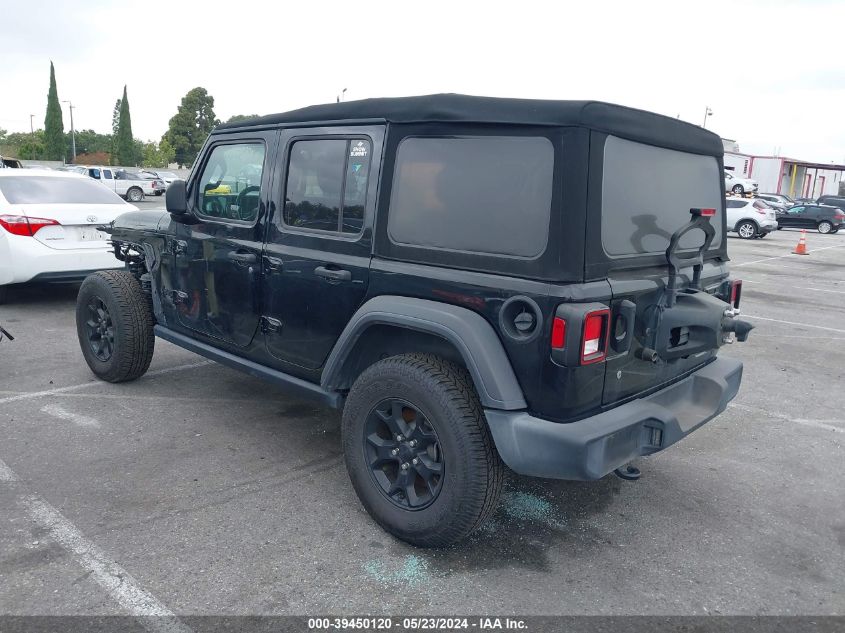 VIN 1C4HJXDN0LW237183 2020 JEEP WRANGLER UNLIMITED WILLYS 4X4