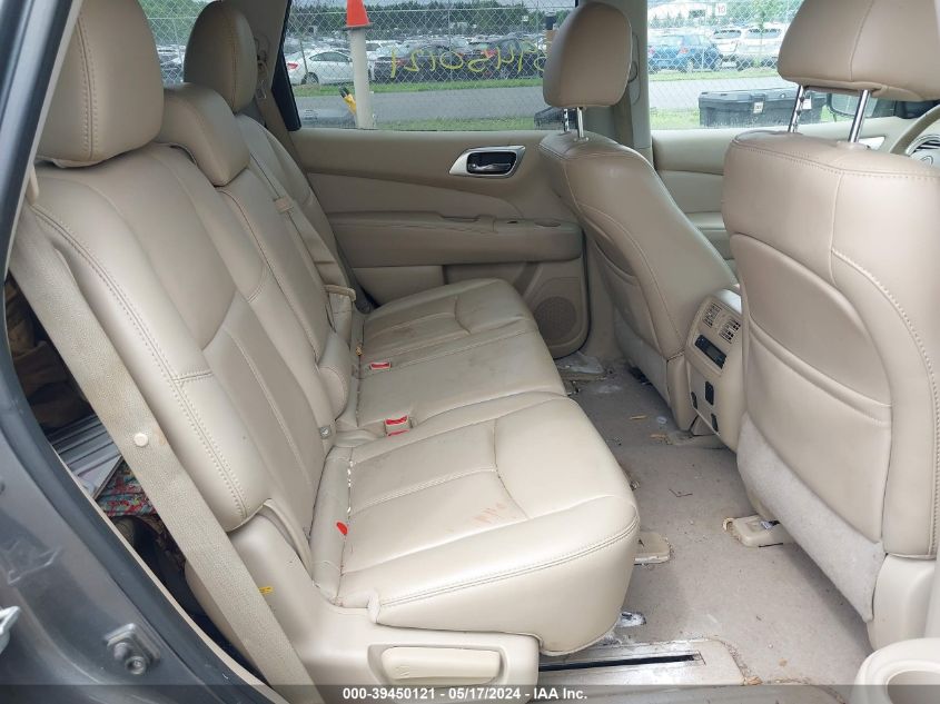 2015 Nissan Pathfinder Sl VIN: 5N1AR2MM4FC615639 Lot: 39450121