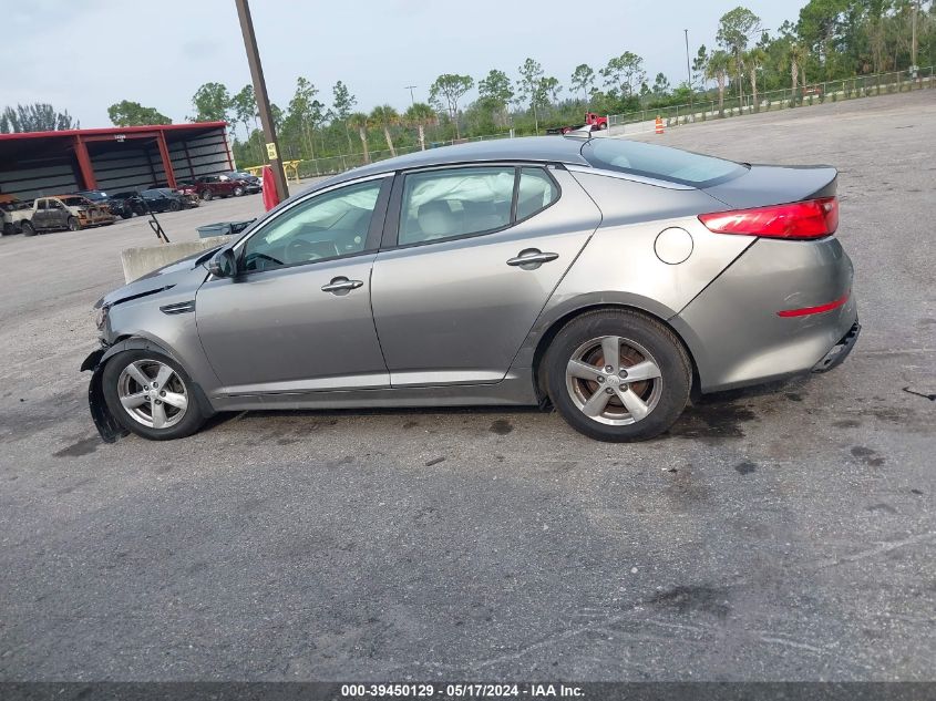 2015 Kia Optima Lx VIN: 5XXGM4A79FG366729 Lot: 39450129