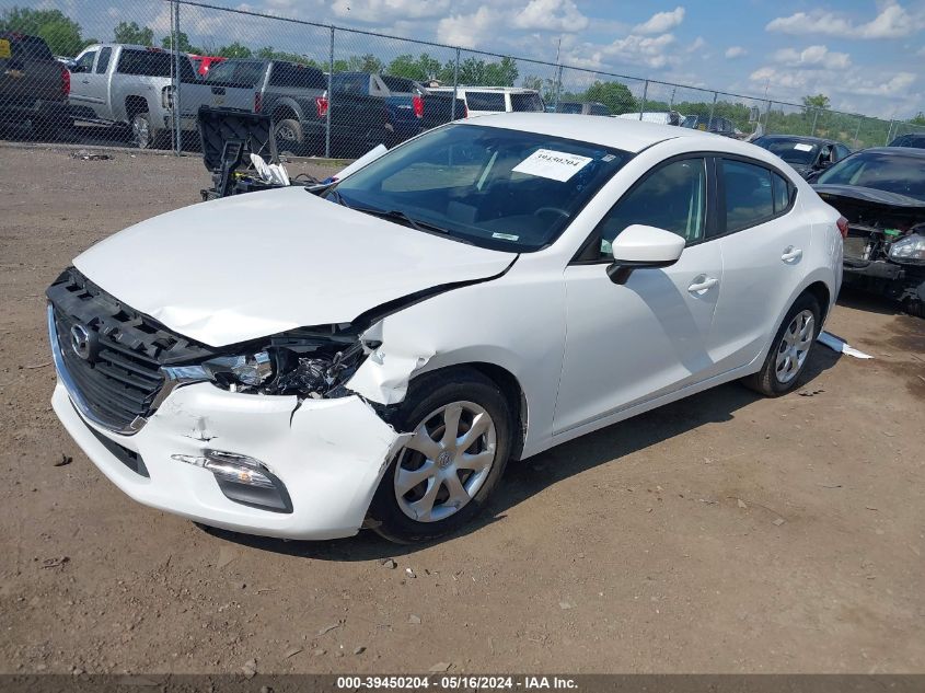 2017 Mazda Mazda3 Sport VIN: 3MZBN1U76HM138526 Lot: 39450204