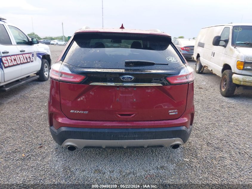 2019 Ford Edge Sel VIN: 2FMPK4J91KBB02255 Lot: 39450239