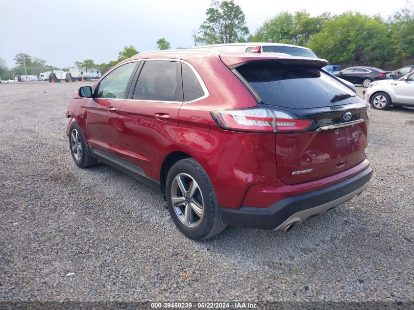 2019 Ford Edge Sel VIN: 2FMPK4J91KBB02255 Lot: 39450239