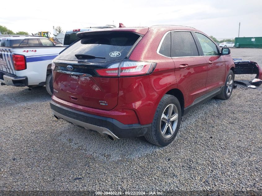 2019 Ford Edge Sel VIN: 2FMPK4J91KBB02255 Lot: 39450239