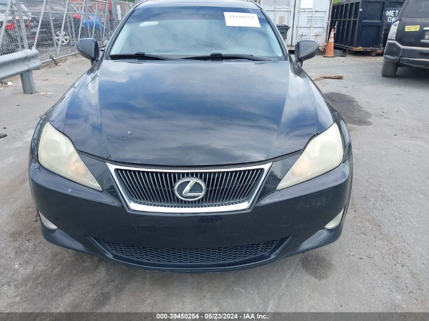 2006 Lexus Is 250 VIN: JTHBK262X62017102 Lot: 39450254