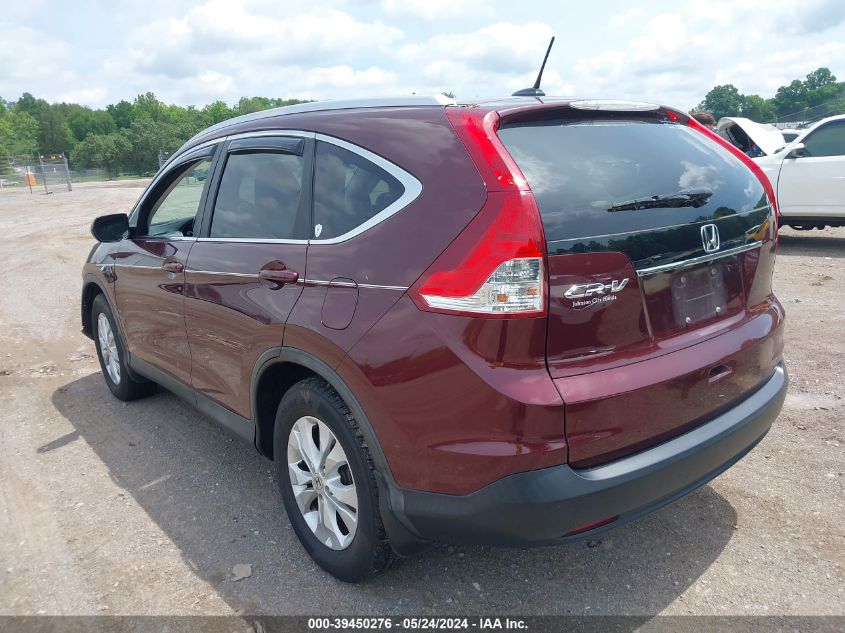 2014 Honda Cr-V Ex-L VIN: 5J6RM3H75EL019271 Lot: 39450276