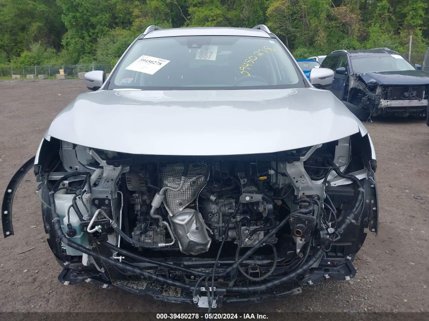 2019 Nissan Rogue Sv VIN: KNMAT2MV6KP541027 Lot: 39450278