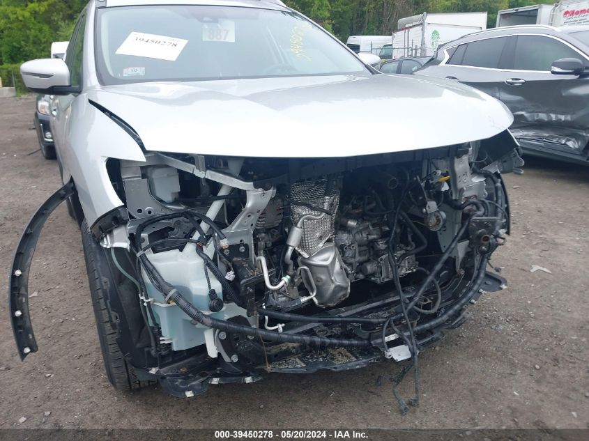 2019 Nissan Rogue Sv VIN: KNMAT2MV6KP541027 Lot: 39450278