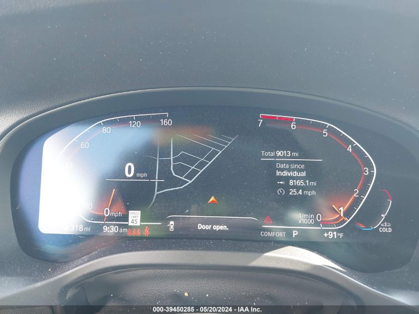 2023 BMW X3 Sdrive30I VIN: 5UX43DP02P9T00181 Lot: 39450285