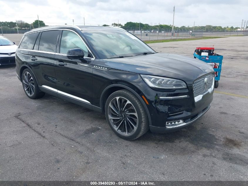 2021 Lincoln Aviator Reserve VIN: 5LM5J7WC6MGL03366 Lot: 39450293