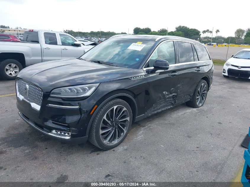 2021 Lincoln Aviator Reserve VIN: 5LM5J7WC6MGL03366 Lot: 39450293