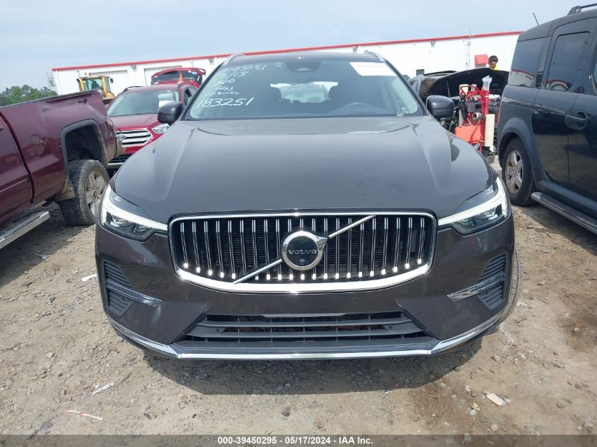 2022 Volvo Xc60 B5 Inscription VIN: YV4L12DL6N1082177 Lot: 39450295