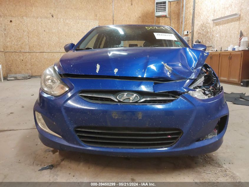 2012 Hyundai Accent Gls/Gs/Se VIN: KMHCU5AE9CU054883 Lot: 39450299
