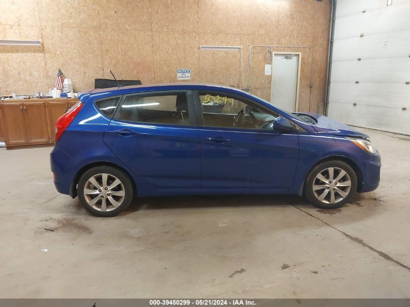 2012 Hyundai Accent Gls/Gs/Se VIN: KMHCU5AE9CU054883 Lot: 39450299