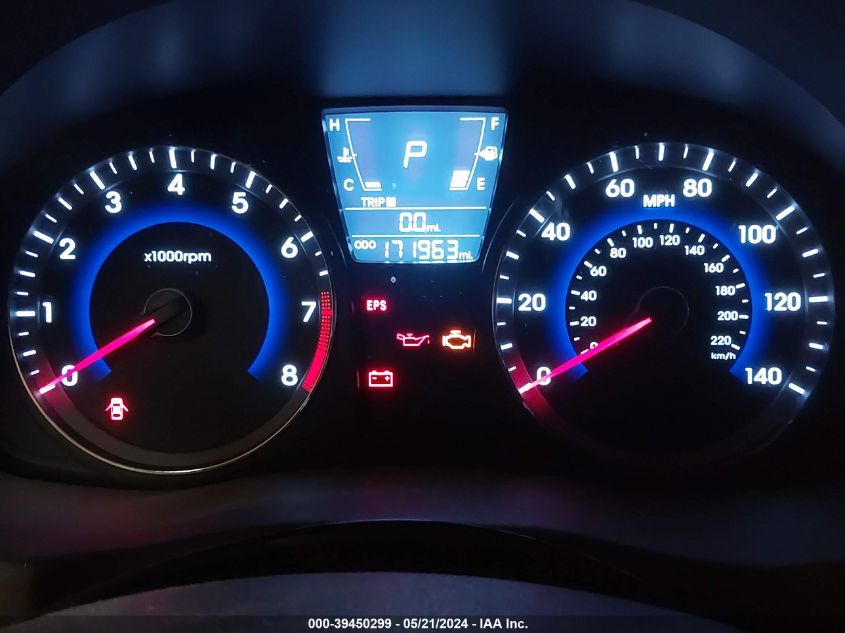 2012 Hyundai Accent Gls/Gs/Se VIN: KMHCU5AE9CU054883 Lot: 39450299