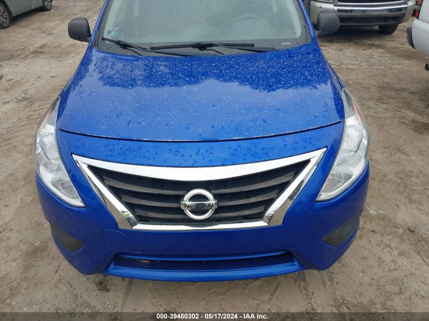 2015 Nissan Versa 1.6 S+ VIN: 3N1CN7AP1FL872804 Lot: 39450302