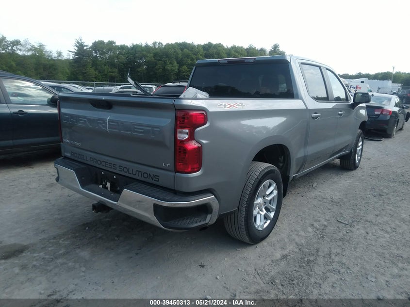 VIN 1GCPDKEK5RZ168475 2024 CHEVROLET SILVERADO 1500 4WD  SHORT BED LT WITH 2FL