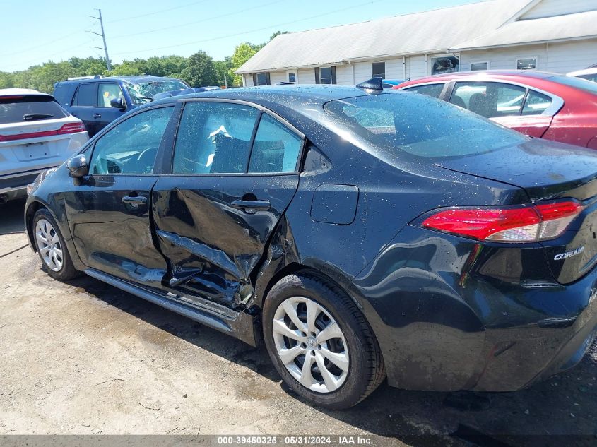 2021 Toyota Corolla Le VIN: 5YFEPMAE0MP233133 Lot: 39450325