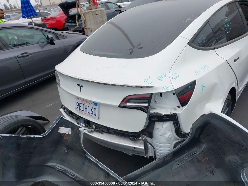 2020 Tesla Model 3 Standard Range Plus Rear-Wheel Drive/Standard Range Rear-Wheel Drive VIN: 5YJ3E1EAXLF612766 Lot: 39450330