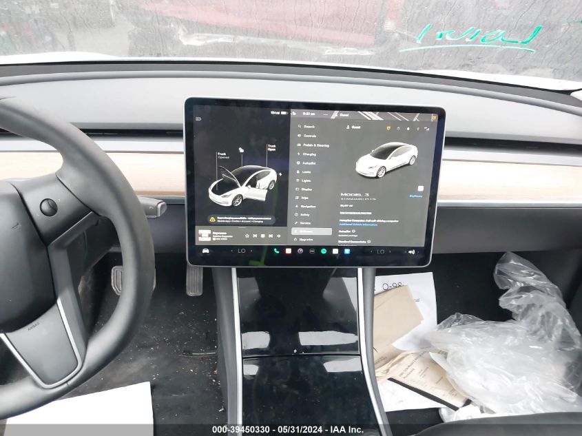 2020 Tesla Model 3 Standard Range Plus Rear-Wheel Drive/Standard Range Rear-Wheel Drive VIN: 5YJ3E1EAXLF612766 Lot: 39450330