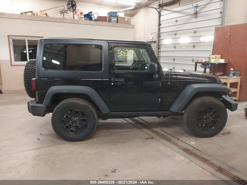 2016 Jeep Wrangler Willys Wheeler VIN: 1C4AJWAG8GL222973 Lot: 39450339