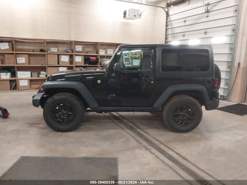 2016 Jeep Wrangler Willys Wheeler VIN: 1C4AJWAG8GL222973 Lot: 39450339