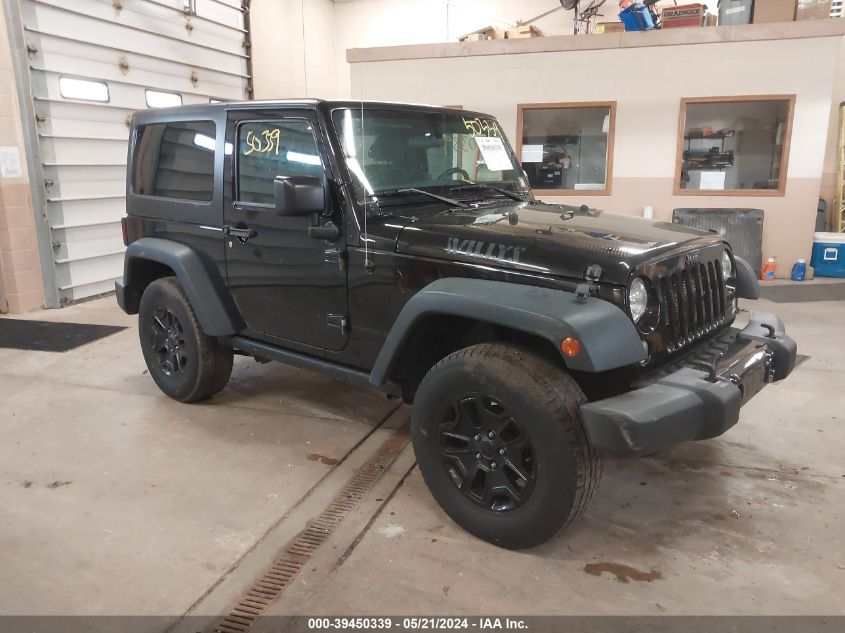 2016 Jeep Wrangler Willys Wheeler VIN: 1C4AJWAG8GL222973 Lot: 39450339