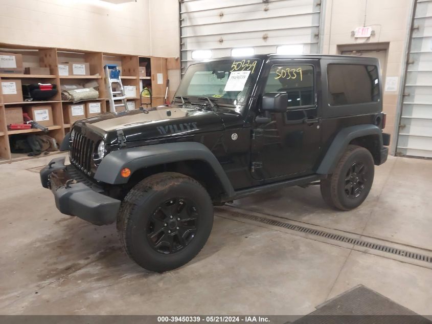 2016 Jeep Wrangler Willys Wheeler VIN: 1C4AJWAG8GL222973 Lot: 39450339