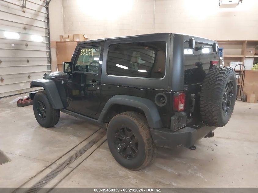 2016 Jeep Wrangler Willys Wheeler VIN: 1C4AJWAG8GL222973 Lot: 39450339