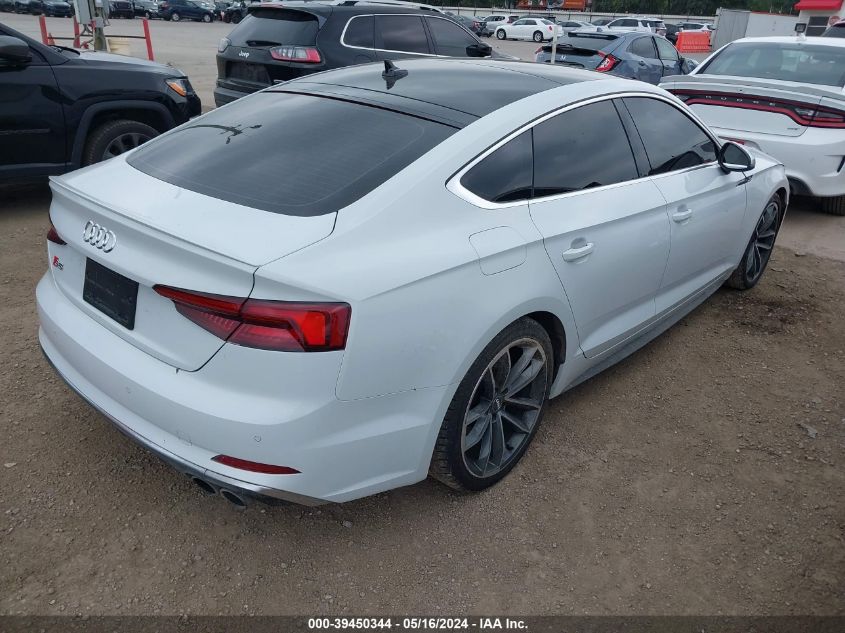 2018 Audi S5 3.0T Premium Plus VIN: WAUB4CF53JA064785 Lot: 39450344