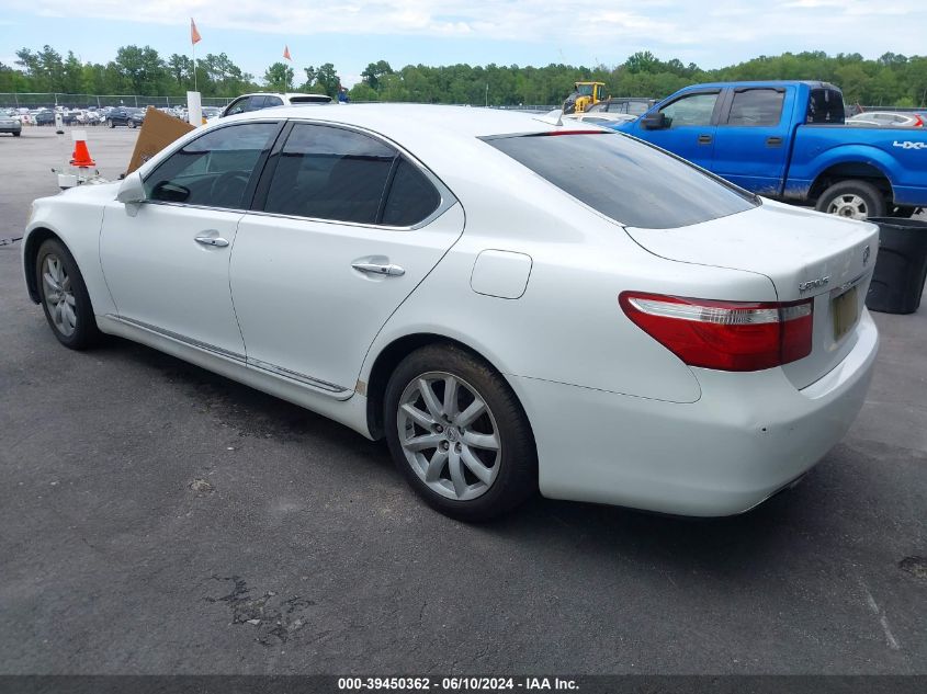 2007 Lexus Ls 460 VIN: JTHBL46FX75051780 Lot: 39450362