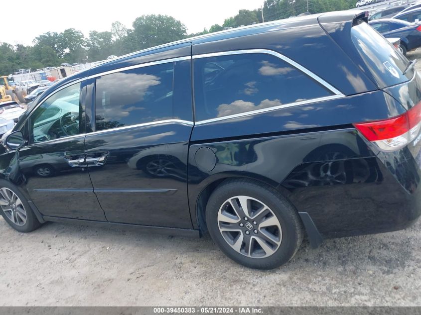 2014 Honda Odyssey Touring/Touring Elite VIN: 5FNRL5H97EB001816 Lot: 39450383