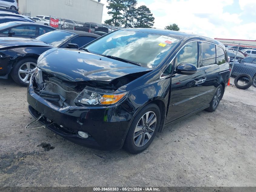 2014 Honda Odyssey Touring/Touring Elite VIN: 5FNRL5H97EB001816 Lot: 39450383