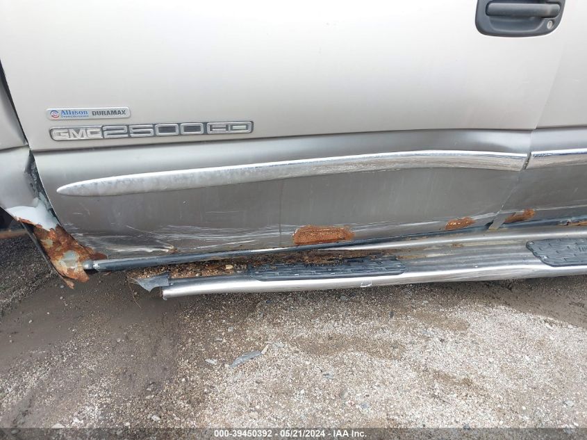 2006 GMC Sierra 2500Hd Sle2 VIN: 1GTHK23D76F206221 Lot: 39450392