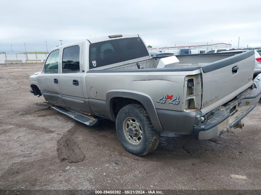 2006 GMC Sierra 2500Hd Sle2 VIN: 1GTHK23D76F206221 Lot: 39450392