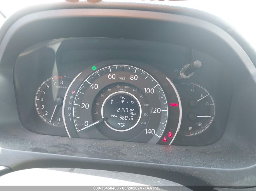 2013 Honda Cr-V Ex-L VIN: 2HKRM4H79DH673561 Lot: 39450400