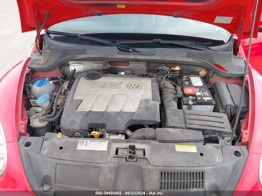 2014 Volkswagen Beetle 2.0L Tdi VIN: 3VWJL7ATXEM630025 Lot: 39450402