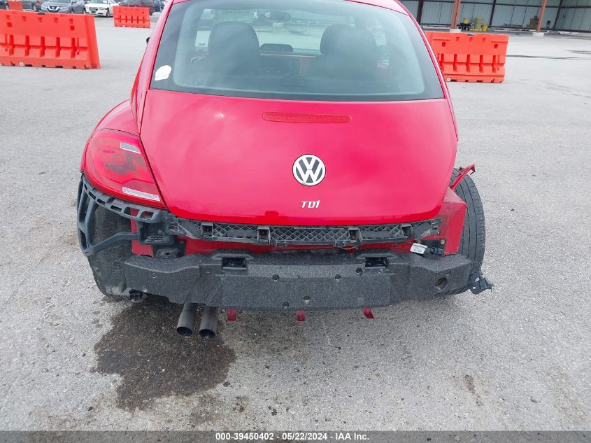2014 Volkswagen Beetle 2.0L Tdi VIN: 3VWJL7ATXEM630025 Lot: 39450402