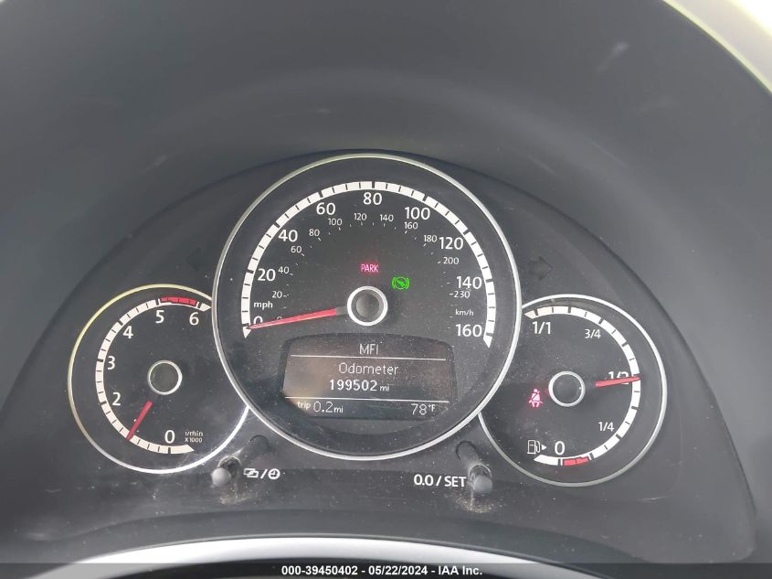 2014 Volkswagen Beetle 2.0L Tdi VIN: 3VWJL7ATXEM630025 Lot: 39450402