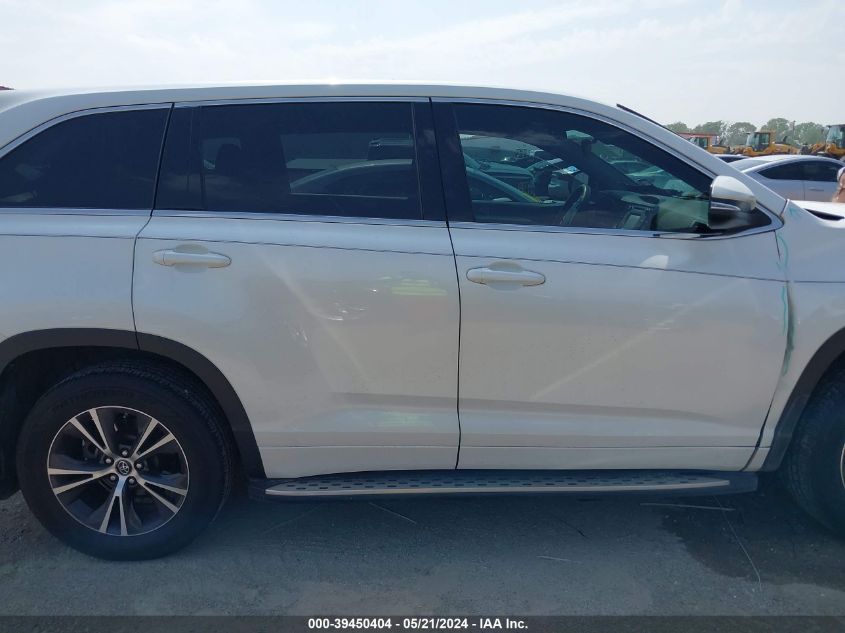 2018 Toyota Highlander Le VIN: 5TDZZRFH1JS269184 Lot: 39450404