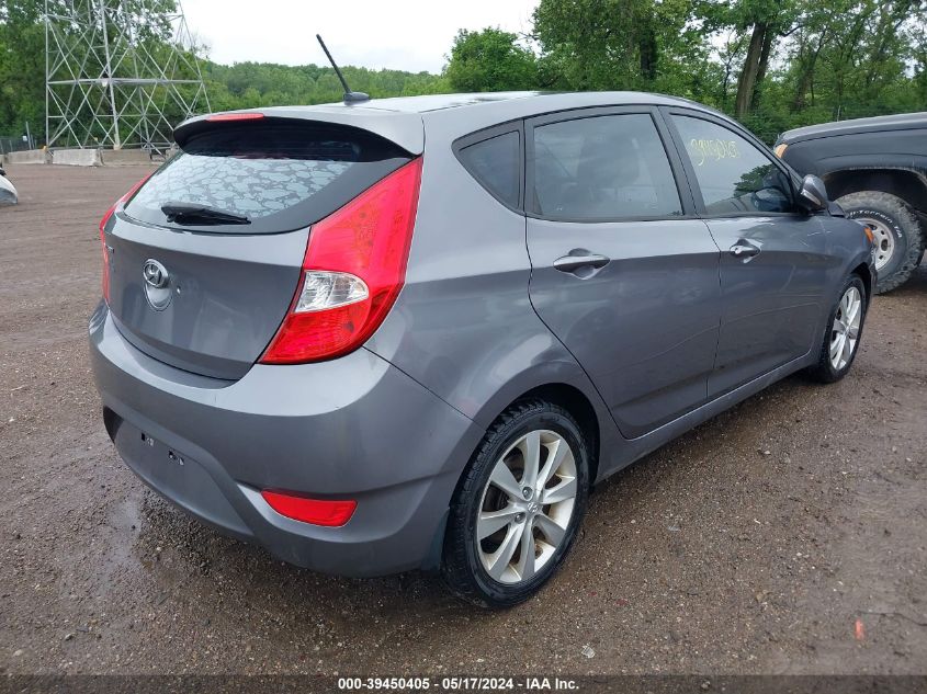 2014 Hyundai Accent Se VIN: KMHCU5AE0EU182755 Lot: 39450405