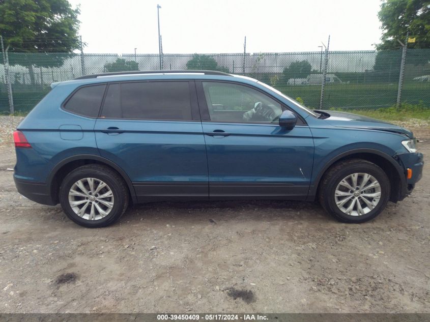 2020 Volkswagen Tiguan 2.0T S VIN: 3VV0B7AX6LM160787 Lot: 39450409