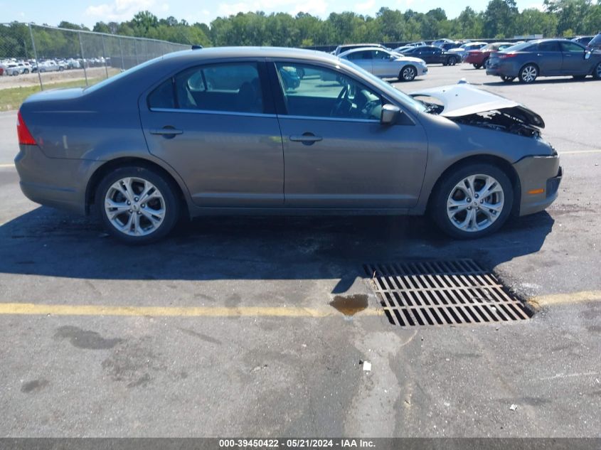 2012 Ford Fusion Se VIN: 3FAHP0HA3CR103872 Lot: 39450422