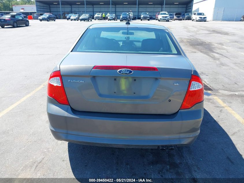 2012 Ford Fusion Se VIN: 3FAHP0HA3CR103872 Lot: 39450422