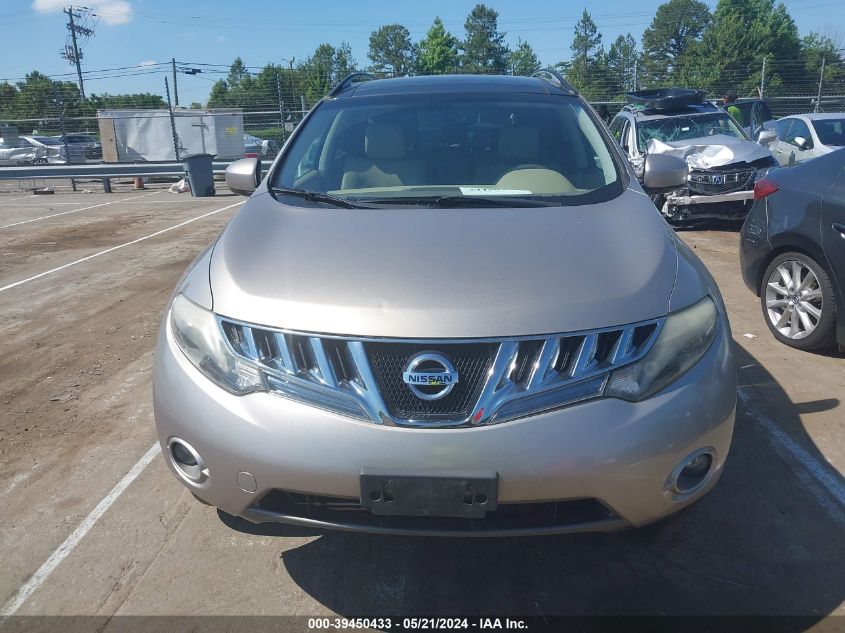 2010 Nissan Murano Le VIN: JN8AZ1MW3AW114950 Lot: 39450433